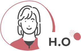 先輩社員のH.O